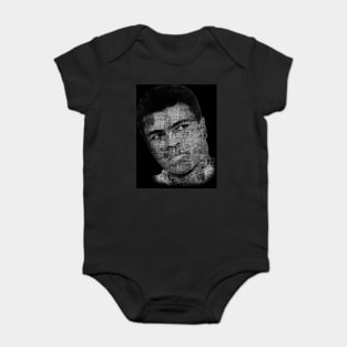 Muhammad Ali or Cassius Clay with names, sport and category - 02 Baby Bodysuit